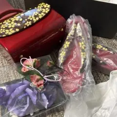 【本日限定値下げ】成人式晴れ着用　小物と草履セット