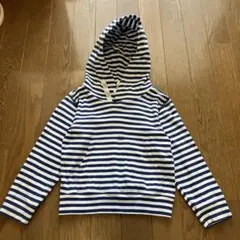 プチバトー　フード付きパーカー　4ans