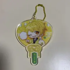 AMPTAK×COLORS ランダムうちわキーホルダー（虹Ver.）あっきぃ