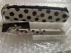 【新品・未使用】MARY QUANT デイジー花柄ペンケース白