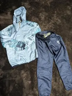 サッカーウェアセット 水色と紺色