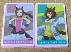 ウマ娘　キャラクタブレット  サクラバクシンオー、アグネスタキオン