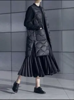 UNIQLO × Theory プリーツラップスカート Mサイズ ブラック