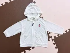 SIMPLE FRE フード付き　薄手　パーカー　80