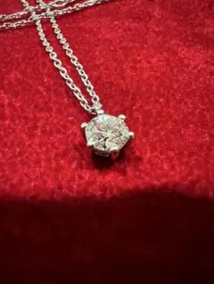 天然ダイヤモンド ネックレス 0.432ct Pt900 Pt850 プラチナのサムネイル