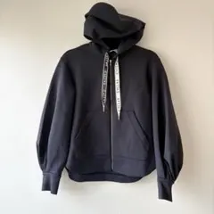 新品　シクラス　ジャケット　ブラック　ノーカラー　34 長袖　黒　ストラスブルゴ ノーカラージャケット 黒 ダブルクロス ストレッチ ノーカラー