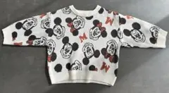 Disney baby ミッキー・ミニー柄 ニットセーター 95cm