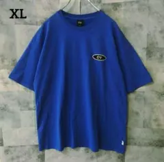 J*読様 OY オーワイ XLsize 半袖Tシャツ ワンポイントロゴ 青 ブルのサムネイル