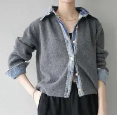 デニム カーディガン