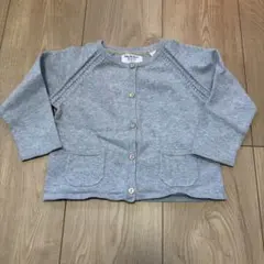 ZARA ベビー カーディガン 86cm グレー
