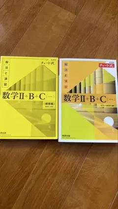 数学Ⅱ+B+C (改訂版) チャート式　未使用