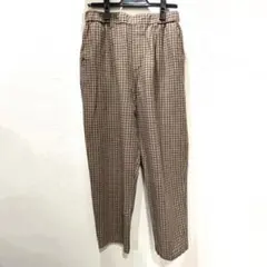 studio CLIP チェック パンツ