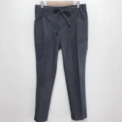 ドゥクラッセ|ウエストリボン テーパードパンツ【11】センタープレス バックゴムのサムネイル