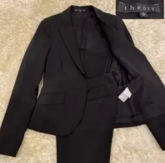 【美品】theory セオリー  セットアップ パンツスーツ ブラック
