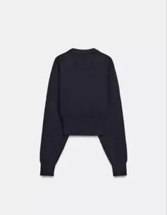 ZARA ショート丈プレーンニットセーター