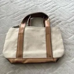 SALE 新品ポーチ　UNITED ARROWS ミニトートバッグ キャンバス