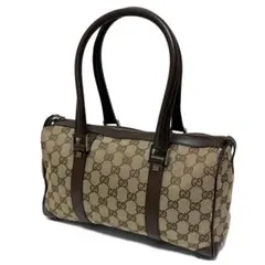 GUCCI グッチ GGキャンバス バンブー ハンドバッグ 筒型 ヴィンテージ 
