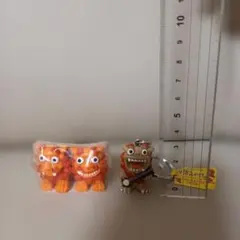 沖縄 シーサー 置物 キーホルダー セット
