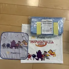 マクドナルド　Franc franc 保冷バッグ　タオル