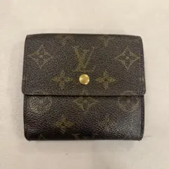 ルイヴィトン　ポルトモネビエカルトクレディ　折財布　wホック　モノグラム