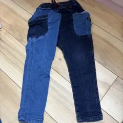 BRREZE デニム パッチワークパンツ 110