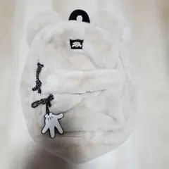 【ディズニー100周年】ZARA ミッキー ファーリュック キッズ 白