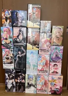 [6/16まで]オバロ・リゼロ他美少女系人気プライズフィギュア 20点まとめ売り