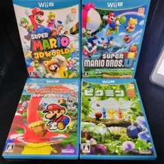 WiiUペーパーマリオカラースプラッシュ　ピクミン3スーパーマリオ3Dワールド