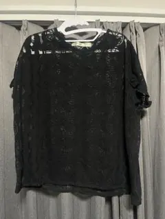 Dot&stripeschildwoman 透かしレモンブラウス