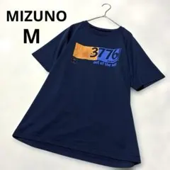 MIZUNO ミズノ Tシャツ ネイビー 半袖 紺色 スポーツ 紺色 Mのサムネイル