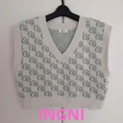INGNI ニットベスト Vネック　イング