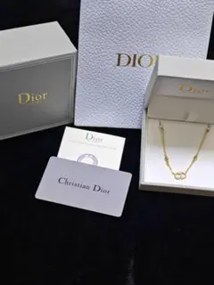 Dior CDロゴ ネックレス ゴールド 美品
