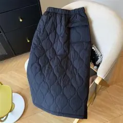 冬物コーデ ロングスカート 暖かい 着痩せ効果 レディース 無地 オシャレ