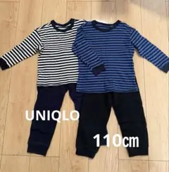 UNIQLO 110㎝　ウルトラストレッチワッフルセット