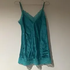 〈Intimissimi〉新品！未使用！キャミソール シルク グリーン Sサイズのサムネイル
