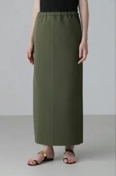 アドーア ADORE エアーストレッチニットスカート カーキ 38のサムネイル