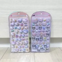 【国内正規品】コットンパフィーシール: サンリオ　2点セット