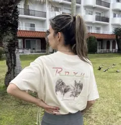 ROXY ロキシー Tシャツ 半袖 クリーム色のサムネイル