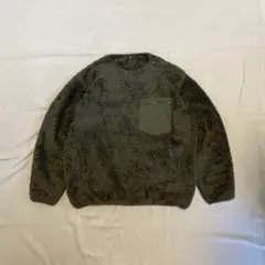 ユニクロ　ファーリーフリースプルオーバー　カーキ　L ボア　完売品