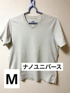 【超美品】nano universe ANTI SMELL Vネック Tシャツ