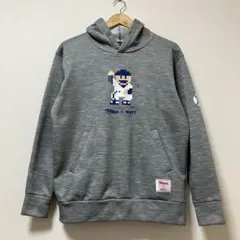 ZETT ゼット ファミスタ コラボ パーカー グレー ファミコン 懐かし 秋