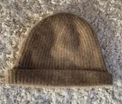 ジョンストンズ　カシミヤ100% ニット帽　小さめ　ビーニー　真下商事