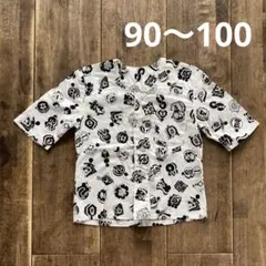 鯉口シャツ ダボシャツ 祭り衣装 90 95 100 105 男女 2歳 3歳