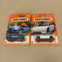 マッチボックス1994三菱3000GT＆テスラモデル3 2台セット★新品未開封★のサムネイル