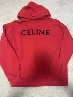 CELINE パーカー レッド M