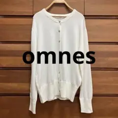 omnes 白ニットカーディガン ワンサイズ オムネスのサムネイル