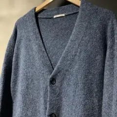 GU ジーユー ブラッシーニットVネックカーディガン M