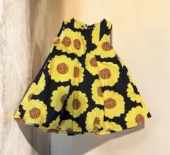 【美品】BREEZE　ひまわり柄 ワンピース サイズ80