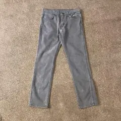 W32L30 リーバイス511 デニムジーンズ　グレーブラック　フェード感