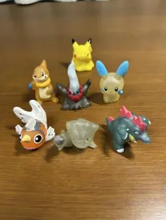 訳あり ポケモンキッズ 指人形 ソフビ クリア まとめ売り